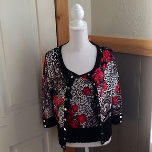 Cardigan and shell set!